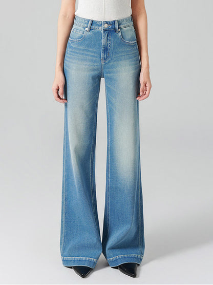 Jeans Women's Bottoms Modern Jeans Elegant Raised Waist Denim