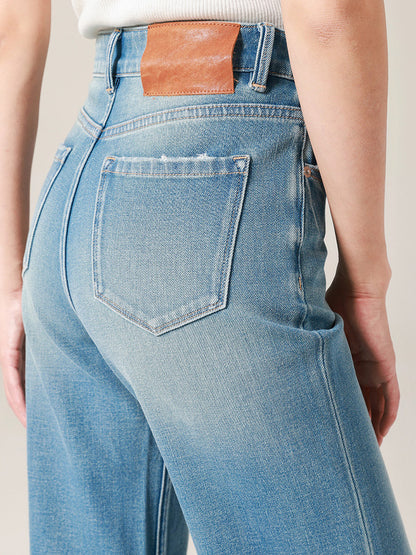 Jeans Women's Bottoms Modern Jeans Elegant Raised Waist Denim