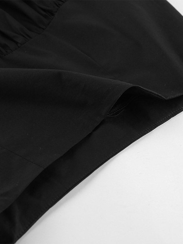 Skirts Black Irregular Short Women's Bottoms