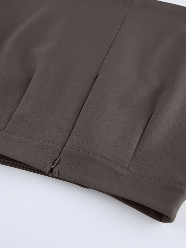 Skirts Brown Summer Mini Women's Bottoms