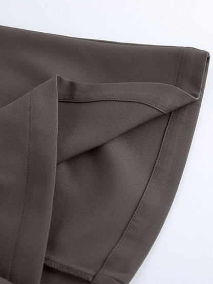 Skirts Brown Summer Mini Women's Bottoms