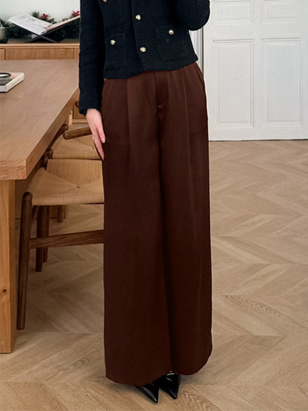 Pants Brown Raised Waist Trousers