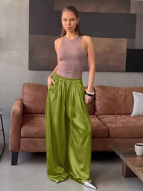 Pants Apricot Raised Waist Trousers