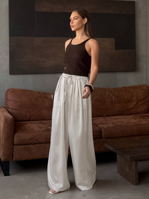 Pants Apricot Raised Waist Trousers