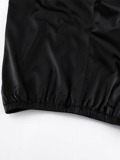 Pants Black Raised Waist Trousers