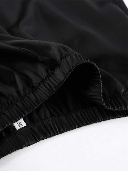 Pants Black Raised Waist Trousers