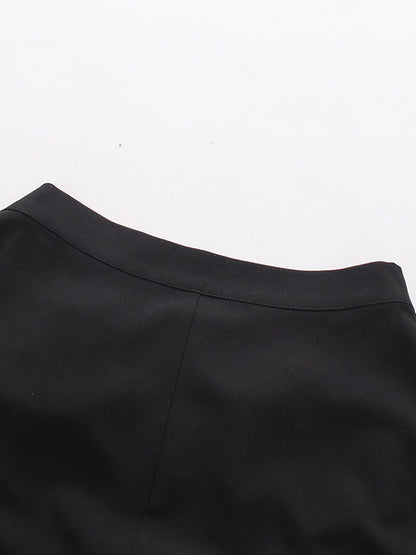 Skirts Khaki Elegant Clothes Spring Long Women's Bottoms