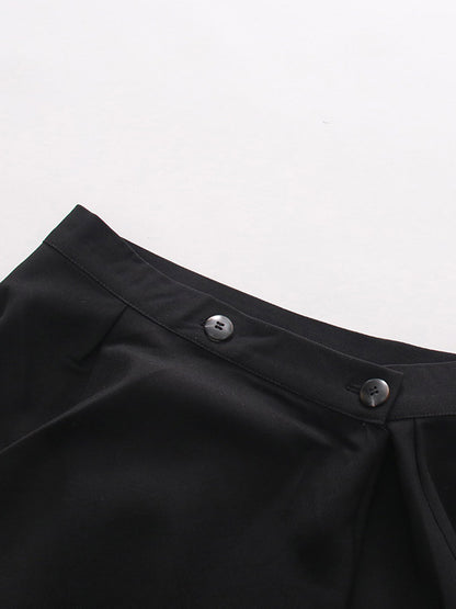 Skirts Khaki Elegant Clothes Spring Long Women's Bottoms