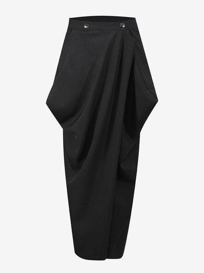 Skirts Khaki Elegant Clothes Spring Long Women's Bottoms
