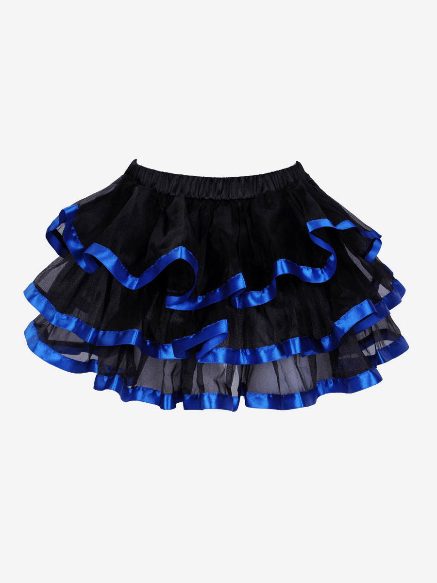 Skirts Blue Tulle Sexy Winter Mini Women's Bottoms