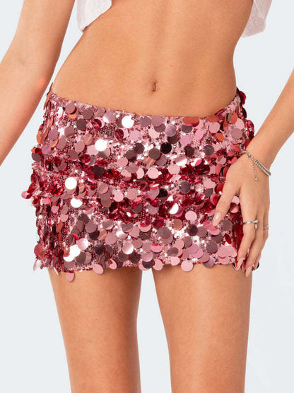 Skirts Silver Fall Mini Women's Bottoms