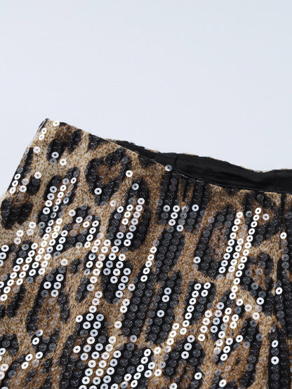Low Rise Shiny Leopard Print Micro Booty Shorts Wet Look Faux Leather Y2K Club Mini Hot Pants