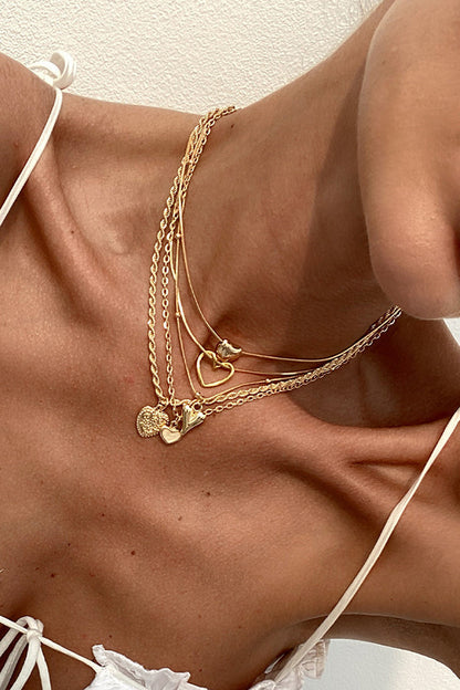 Fashionable Multi-layer Sweet Alloy Necklace