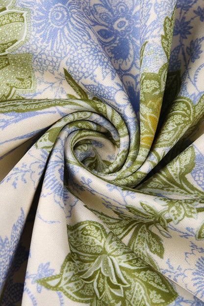 Floral Mesh Strapless Bodycon Maxi Dress