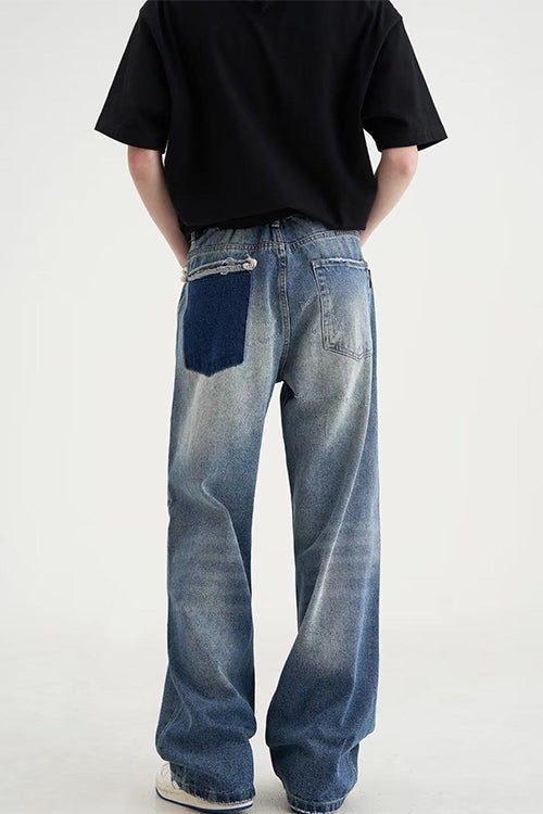 Wide Leg Ripped Baggy Jeans