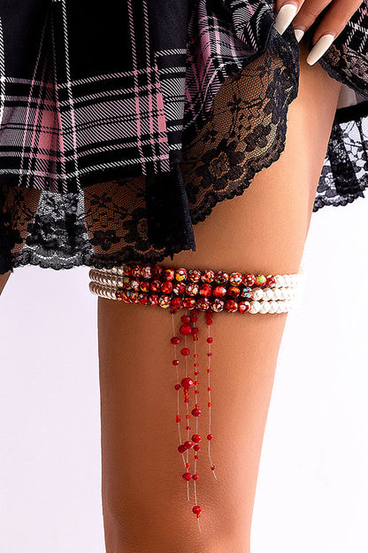 Halloween Gothic Blood Drop Pearl Jewelry