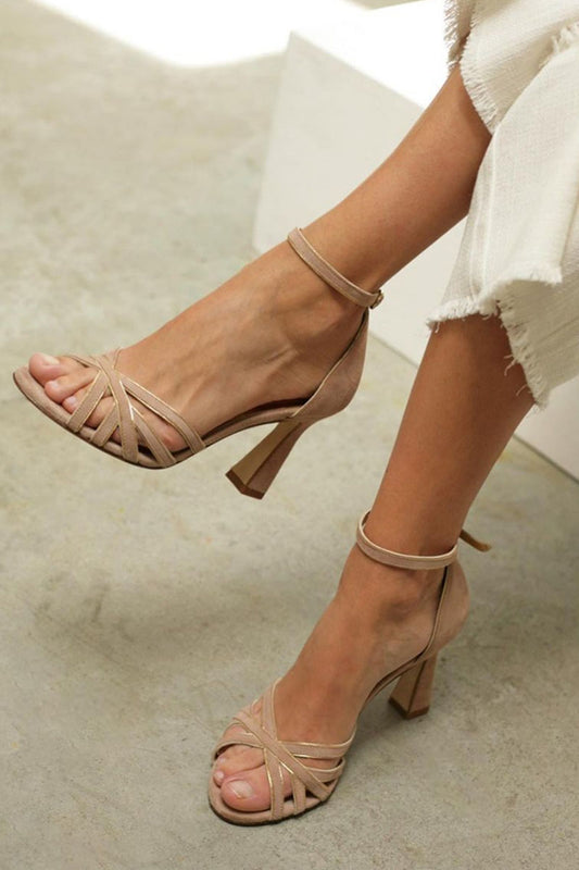 Elena | Patchwork Slim Heels