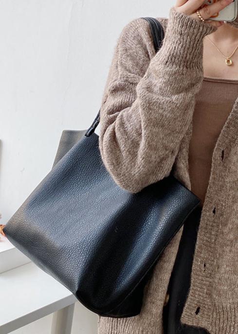 Simple-Leather-Tote-Bag