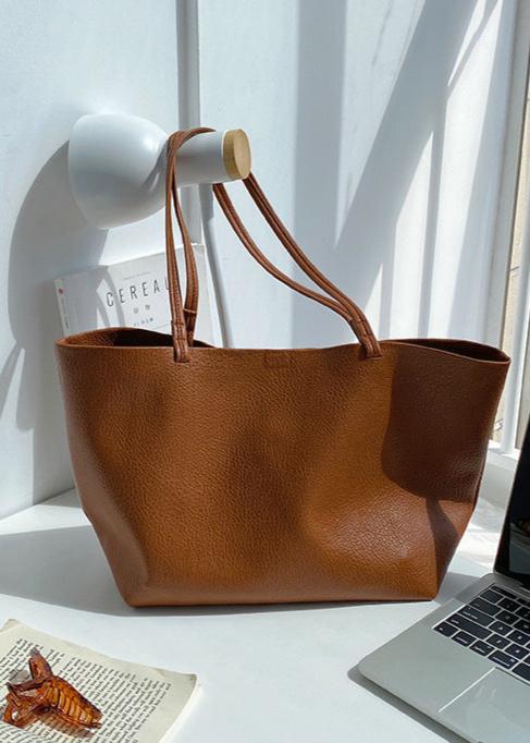 Simple-Leather-Tote-Bag