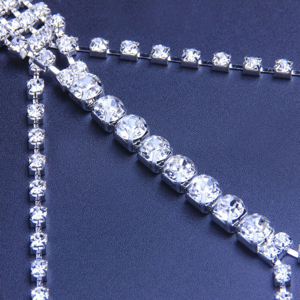 Full Rhinestone Sexy Chest Body Chain