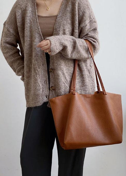 Simple-Leather-Tote-Bag
