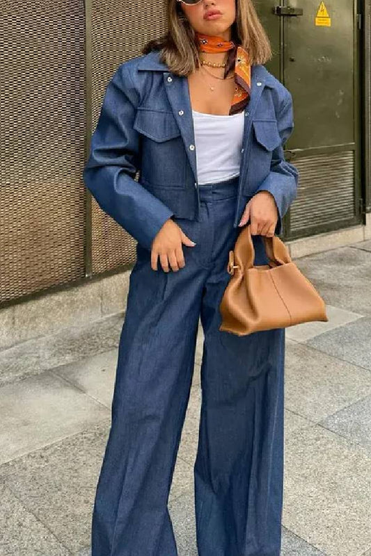 Fashion cowboy Two-Piece Set