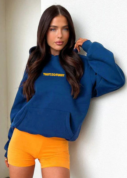 Funny Fleece Hooded Pullover for Women