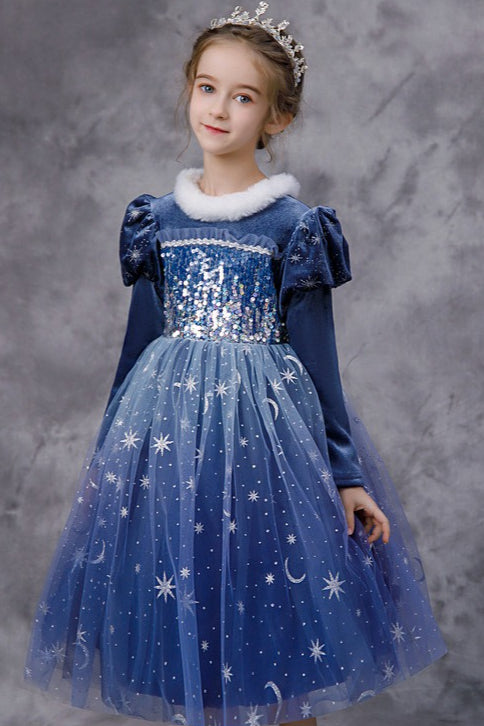 Velvet Snow Princess Kid Halloween Costume