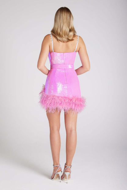 Unique Sparkling Sequin Bodycon Mini Dress