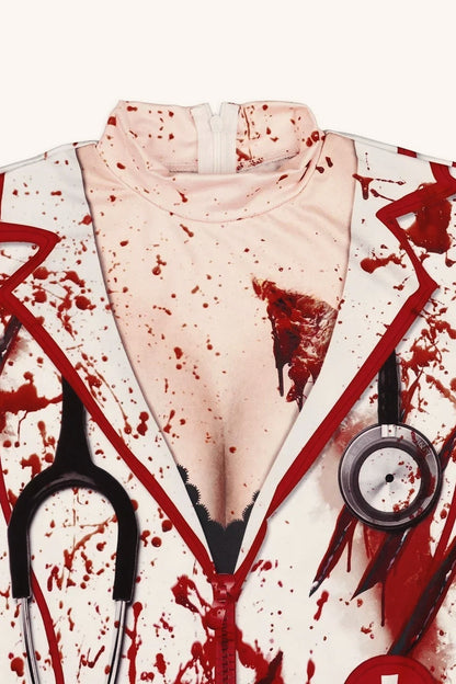 Horror Blood Nurse Halloween Costume