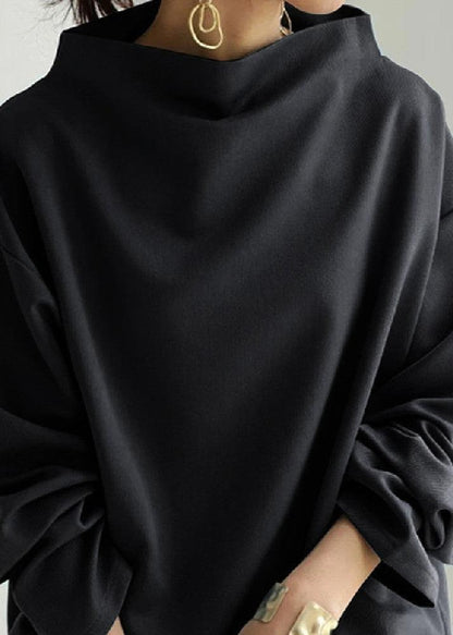 Contemporary Chic Oversized Women's Sweater - Minimalist Style