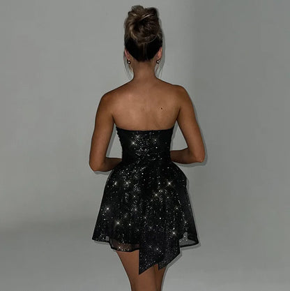 Starry Night Tube Top Dress