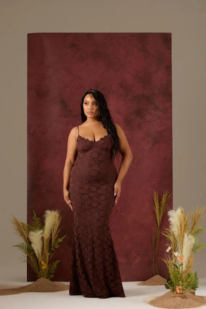 Leah Lace Maxi Dress