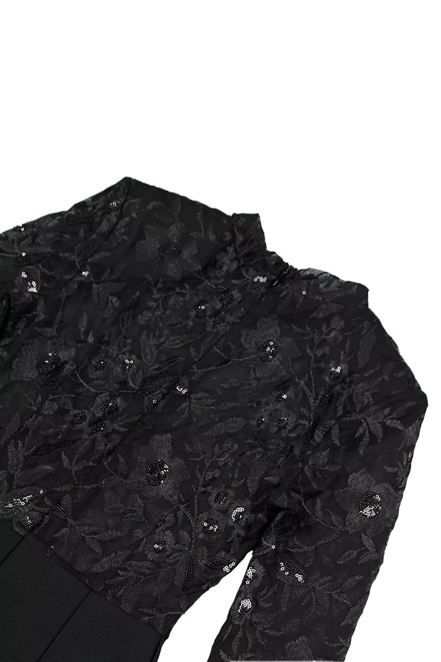 Simone Black Belted Lace Jumpsuit