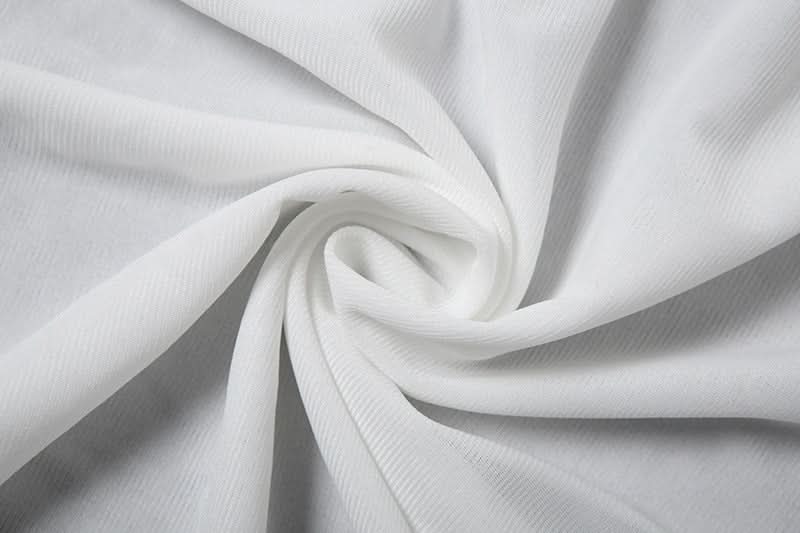 Halter hollow out flower applique irregular cut out top