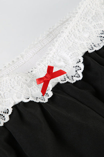 Street Style Lace-Panel Cargo Pant