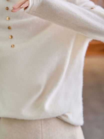 Hilary French Style Turtleneck Sweater