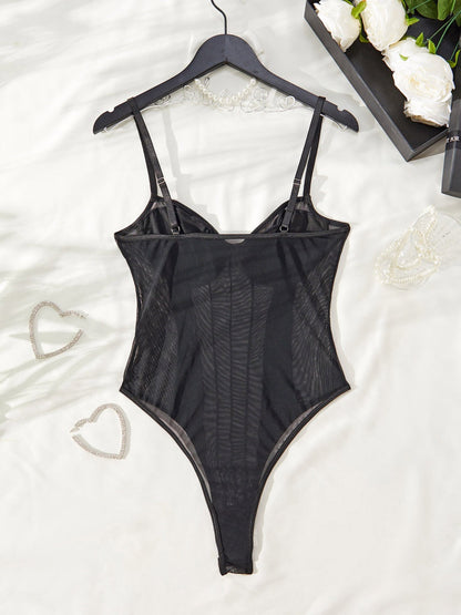 Mesh Perspective Bodysuits