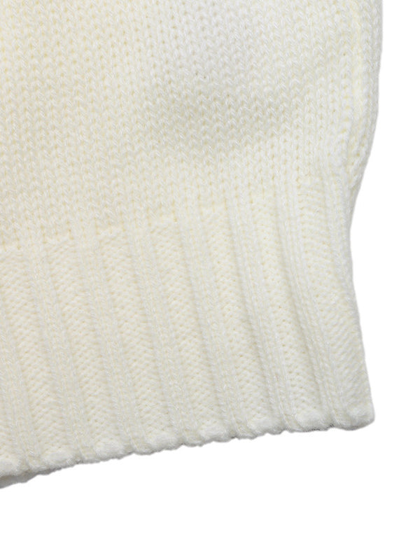 Fair Isle Knitted Jumper High Neck Long Sleeve Pullover For Women 2026