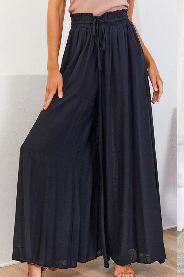 women's casual wide leg loose fashion trousers