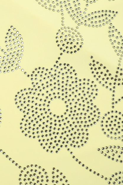 Rhinestone Strapless Bodycon Maxi Dress