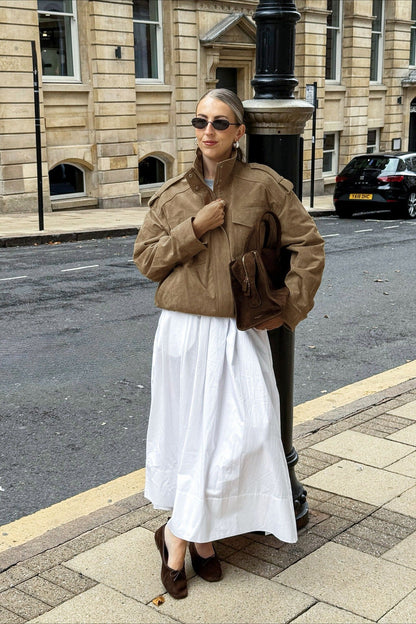 Suede Look Textured Jacket