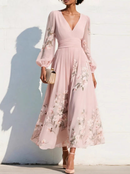 Vacation Formal Dress Printed Maxi Dresses
