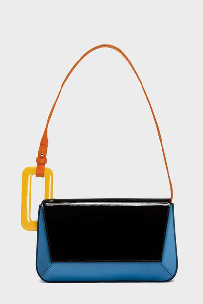 Cute Style Trendy Color-Block Patchwork Bag