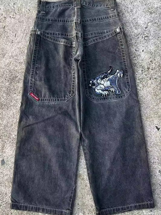 American Retro Hiphop Boyfriend Jeans