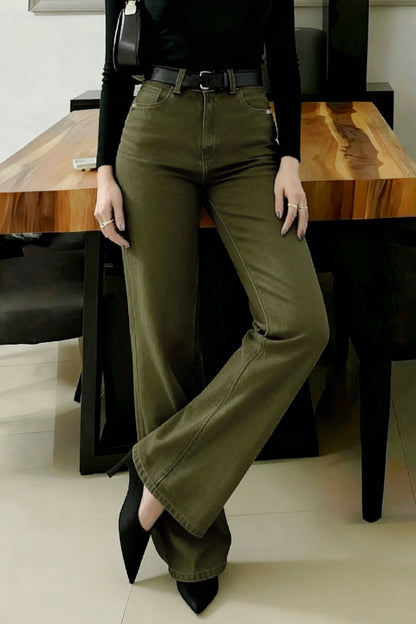 Stylish High-waisted Pockets Casual Women's Jeans