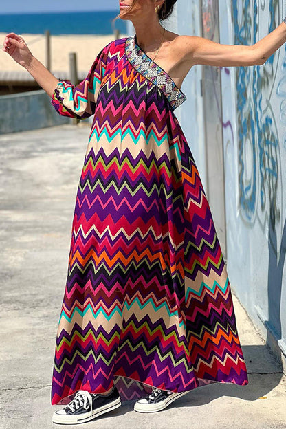 Ethnic Multicolor Resort Dress