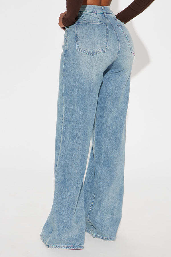 Loose Fit Washed Straight Jean
