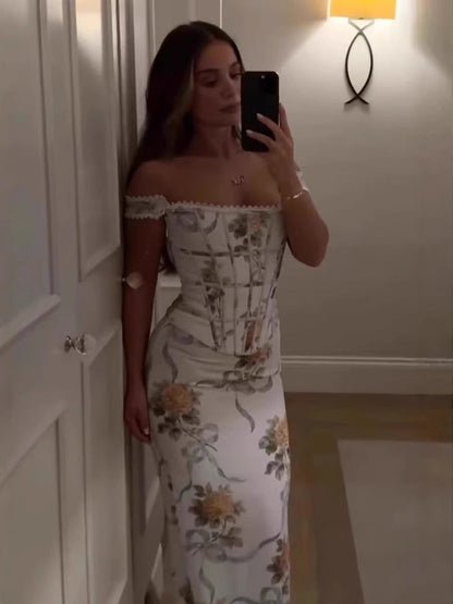 Fishbone Strapless Slim Fit Dress Hot Girl Collection