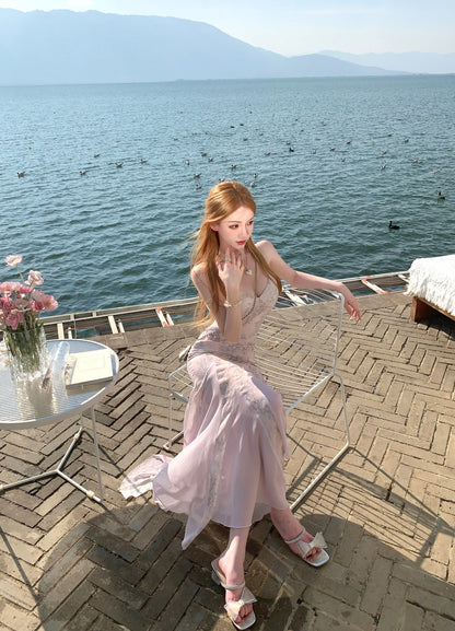 Butterflies and Floral Sea Dress